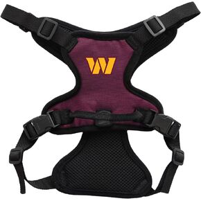 Littlearth Unisex-Adult NFL Washington Commanders Front Clip Pet Harness, Team Color, Large