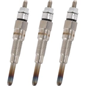 RADHLBNIU 16851-65510 Glow Plug 3PCS Compatible with Kubota D662 D722 D782 D902 D905 D1005 D1105 V1505 V1305 Z482 RTV900 RTV1100 Engine, Replace 16851-65512