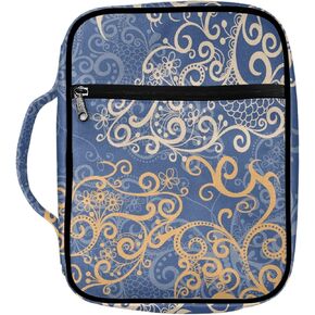 Coldinair Dinosaur Print Bible Cover for Kids Boys,Portable Carrying Book Case Church Bag Bible Protective with Handle and Zippered Pocket