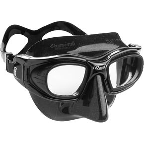 Cressi Freediving 2-Flat Lens Mask - Low Internal Volume - Perfect Vision - Minima: Made in Italy