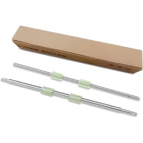 Feed Roller Kit with Shaft,Compatible with Fujitsu Fi-6240Z Fi-6140Z Fi-6230Z Fi-6130Z Fi-6240 Fi-6140 Fi-6230 Fi-6130 Fi-6125 Fi-6225,Replacement Parts for Scanner (2PCS)