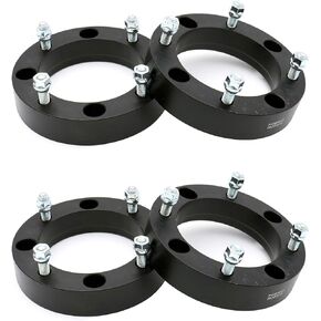 HICKS 4x156 Wheel Spacers 1.5" Thick Wheel Spacer Adapters 131mm Hub Bore with M12x1.5 Studs fit for 2013-2022 Polaris Ranger, 2014-2022 Polaris RZR XP 1000, Set of 4