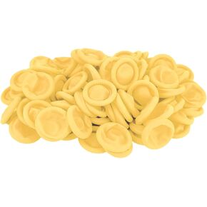 100 قطعة من واقيات الأصابع، أغطية أصابع للاستعمال مرة واحدة، أطراف أصابع مطاطية مضادة للكهرباء الساكنة لحماية الملابس جافة ونظيفة (وردي، M) in Kuwait