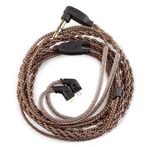 KZ ZS10 PRO Cable 2M IEM Cable in Ear Monitor Cable with 3.5mm Plug for KZ ZS 10 PRO/ZS10 PRO X/EDX PRO/ZAR/Castor/ZSN PRO/ZSN PRO X/ES4/ZSR//ZS10 PRO 2/ZS12 PRO X (3.5mm Without Mic, QDC)