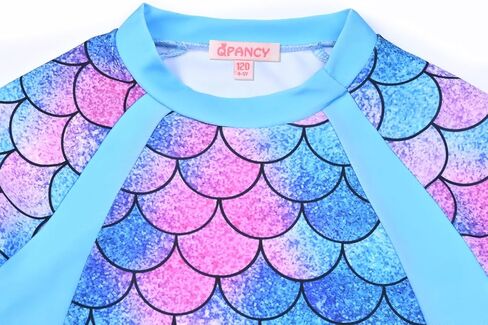 ملابس سباحة QPANCY للفتيات Rash Guard للأطفال بأكمام طويلة 3 قطع من ملابس السباحة للشاطئ in Kuwait