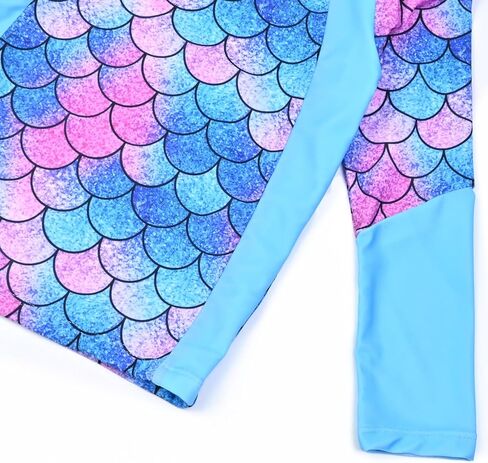 ملابس سباحة QPANCY للفتيات Rash Guard للأطفال بأكمام طويلة 3 قطع من ملابس السباحة للشاطئ in Kuwait