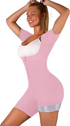CEIUEO Women Sauna Suit Waist Trainer 3 in 1 Slimming Full Body Shaper Workout Top for Weight loss in Saudi Arabia