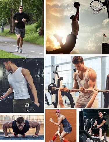 MOLLDAN Sauna Vest for Men Sweat Tank Top Pullover Workout Shirt Waist Trainer in Saudi Arabia