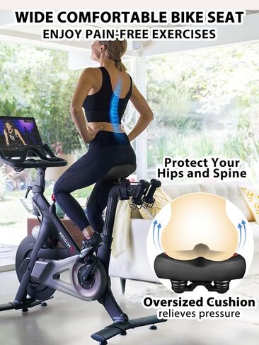 مقعد دراجة، مقعد دراجة للرجال والنساء، سرج دراجة مقاوم للماء مع فتحة تدفق الهواء، وسادة مقعد مريحة لبيلوتون، دراجة دوارة، دراجات الطرق أو التمرينات، ملحقات الدراجة لبيلوتون in Kuwait