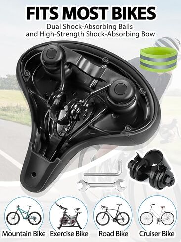 مقعد دراجة، مقعد دراجة للرجال والنساء، سرج دراجة مقاوم للماء مع فتحة تدفق الهواء، وسادة مقعد مريحة لبيلوتون، دراجة دوارة، دراجات الطرق أو التمرينات، ملحقات الدراجة لبيلوتون in Kuwait