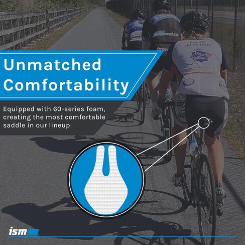 ISM PR Series Noseless Bicycle Seat - Anatomic Relief Bicycle Saddle for Hybrid Bikes, Time Trial Bikes, Road Bikes, and Mountain Bikes - No Nose Bike Saddle for Reduced Numbness and Discomfort in Saudi Arabia