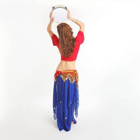 3 Pack Tambourine for Adults Wooden Tambourine 6 inch 7 inch 10 inch Hand Held Tambourine Metal Jingles Single Row Instrument Handheld Tambourine Drum for Church, KTV, Musical Educational in Saudi Arabia