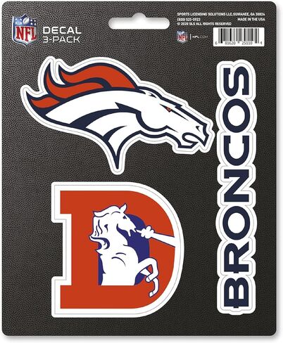 FANMATS NFL Denver Broncos Team Decal in Saudi Arabia