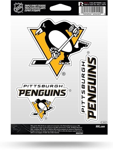 NHL Hockey Carbon Fiber Design Triple Sticker Sheet in Saudi Arabia