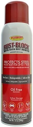 Evapo-Rust RB018 Rust-Block Water-Based Rust Inhibitor – 5 Gallon, Corrosion Inhibitor, 12 oz Aerosol Spray, Gray in Kuwait