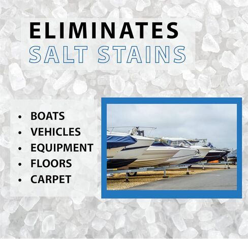 فورمولا-X | مزيل الملح الاحترافي | للقوارب والمركبات والأرضيات والسجاد والمعدات والمزيد | يحيد جزيئات الملح ويمنع التآكل | تركيبة مركزة (1 جالون) in Kuwait