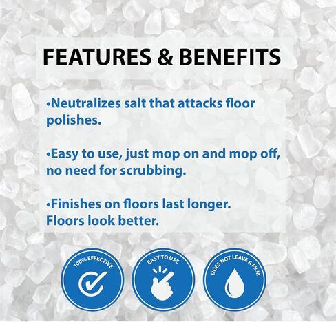 فورمولا-X | مزيل الملح الاحترافي | للقوارب والمركبات والأرضيات والسجاد والمعدات والمزيد | يحيد جزيئات الملح ويمنع التآكل | تركيبة مركزة (1 جالون) in Kuwait