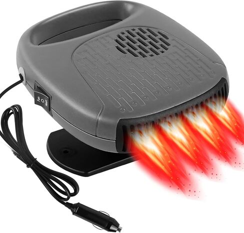 Car Heater Portable Heater for 12 Volt Heater That Plugs into Cigarette Lighter 2 in 1 Automobile Windshield Defrosting Defogger in Kuwait
