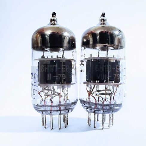 ترقية أنابيب الصوت الزوجية المتطابقة 6n1p-ev لـ 6DJ8/ECC88/6922 - 6N1 السوفيتية العسكرية لـ MKIII وما إلى ذلك. in Kuwait