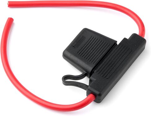 حاملات الصمامات في الخط من Opuiue، كتلة الصمامات 8 AWG، لوحة الصمامات المقاومة للماء JEF-709B، حامل شفرة الصمامات المقاوم للماء، حامل فيوز السيارة متوسط ​​الحجم، حامل فيوز شفرة السيارات مع سلك نحاسي خالٍ من الأكسجين النقي in Kuwait