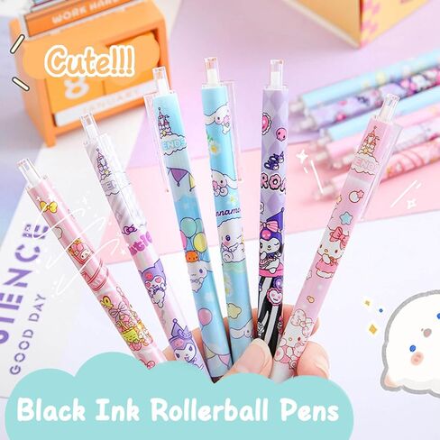 لوازم سينامورول المدرسية، أدوات قرطاسية لطيفة، بما في ذلك أقلام Kawaii رولربال، ملاحظات لاصقة، مسطرة، إشارات مرجعية، ملصقات، حبل مع حامل هوية، قلم رصاص، سلسلة مفاتيح in Kuwait