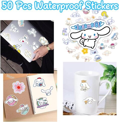 لوازم سينامورول المدرسية، أدوات قرطاسية لطيفة، بما في ذلك أقلام Kawaii رولربال، ملاحظات لاصقة، مسطرة، إشارات مرجعية، ملصقات، حبل مع حامل هوية، قلم رصاص، سلسلة مفاتيح in Kuwait