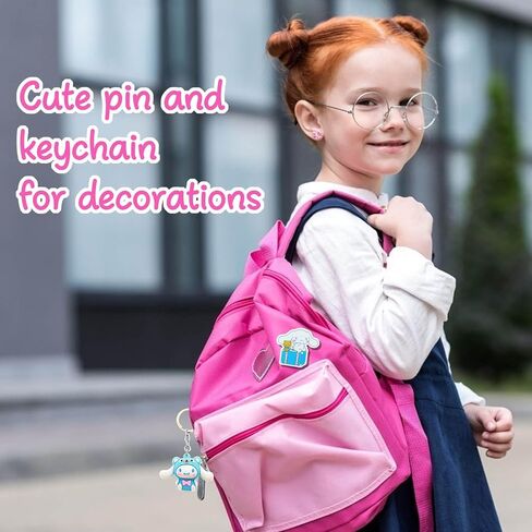 لوازم سينامورول المدرسية، أدوات قرطاسية لطيفة، بما في ذلك أقلام Kawaii رولربال، ملاحظات لاصقة، مسطرة، إشارات مرجعية، ملصقات، حبل مع حامل هوية، قلم رصاص، سلسلة مفاتيح in Kuwait