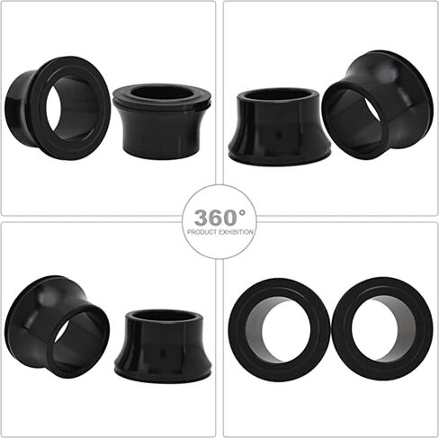 JFG RACING Dirt Bike Front Wheel Hub Spacer Bushing CNC Aluminum Ebike Dirt Bike Seal Hub For Sur Ron S/X Electric Dirt Bike ebike - Black in Saudi Arabia