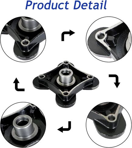 Silscvtt Front Rear Wheel Hub Kit Replacement for Polaris RZR1000 XP 1000 / RZR4 XP 4 1000 2014-2017 5139265-067 5141353-067 in Saudi Arabia