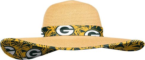 FOCO NFL Womens Floral Straw Hat in Saudi Arabia