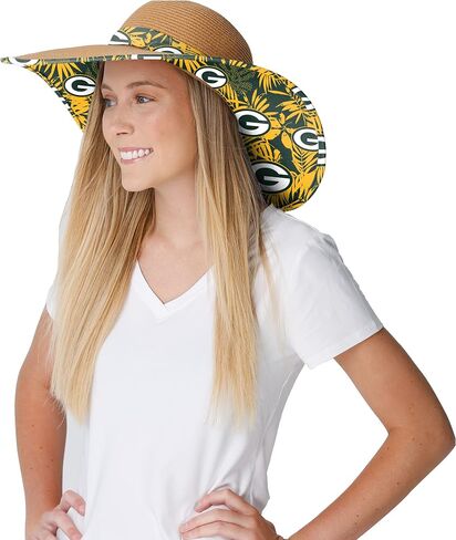 FOCO NFL Womens Floral Straw Hat in Saudi Arabia