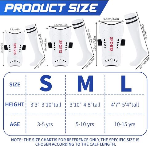 Syhood Soccer Shin Guards and Socks for Toddler Kids Youth, Lightweight Soccer Shin Pads Protective Soccer Gear for 3-5, 5-10, 10-15 Years Old Children Teen Boys Girls Soccer Game in Saudi Arabia