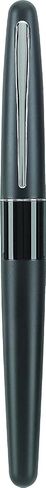 PILOT Metropolitan Collection Fountain Pen, Black Barrel, Classic Design, Medium Nib, With 12 Black And 12 Blue, Ink Cartridges in Saudi Arabia