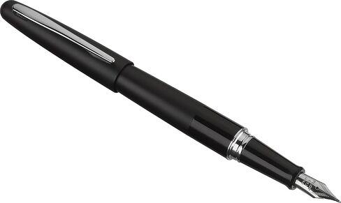 PILOT Metropolitan Collection Fountain Pen, Black Barrel, Classic Design, Medium Nib, With 12 Black And 12 Blue, Ink Cartridges in Saudi Arabia