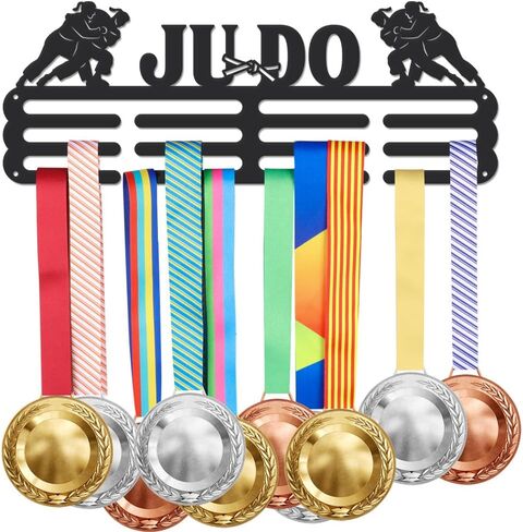 حامل ميدالية الجودو النسائية من سوبردانت، رف عرض ميداليات رياضية لأكثر من 60+ ميدالية، حامل عرض شريطي مثبت على الحائط، حامل شماعات ديكور، خطاطيف حديدية، هدايا للأم، لاعبات الجودو in Kuwait