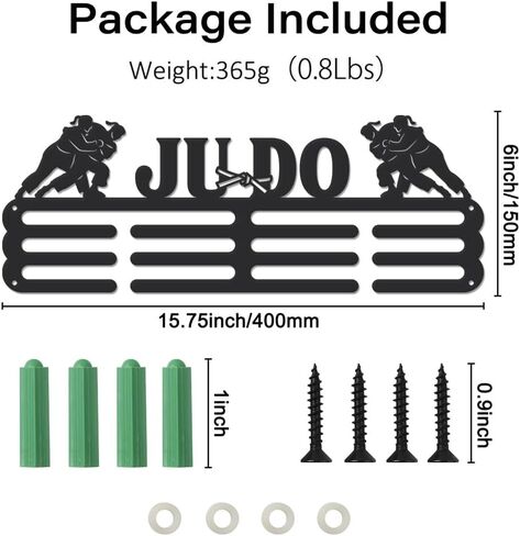 حامل ميدالية الجودو النسائية من سوبردانت، رف عرض ميداليات رياضية لأكثر من 60+ ميدالية، حامل عرض شريطي مثبت على الحائط، حامل شماعات ديكور، خطاطيف حديدية، هدايا للأم، لاعبات الجودو in Kuwait