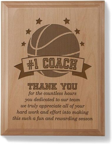 KATE POSH - #1 Basketball Coach Plaque and Award in Saudi Arabia