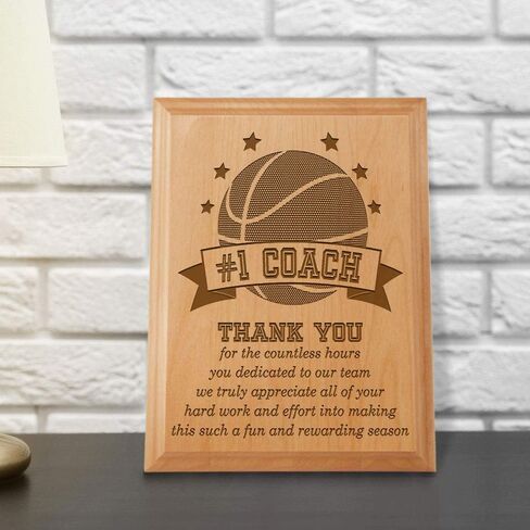 KATE POSH - #1 Basketball Coach Plaque and Award in Saudi Arabia