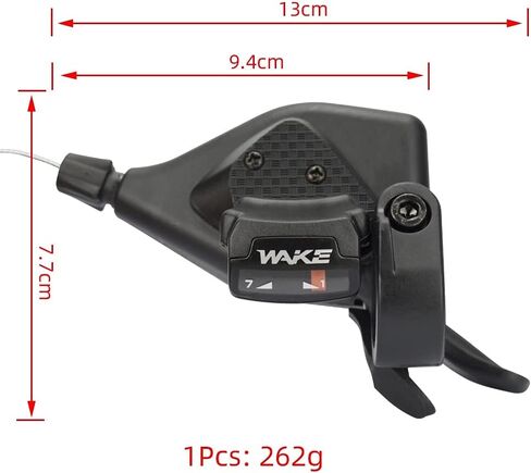 CYSKY Bike Shifter Levers 1 Pair 3x7 21 Speed Gear Shifter Mountain Bicycle Derailleur with Gear Indicator Right and Left Thumb Shift Levers Combo in Saudi Arabia