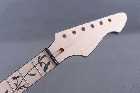 Firebird Head Electric Guitar Neck 24 Fret Maple Fretboard Guitar Neck Unfinished Guitar Parts Electric Guitar Neck Replacement in Saudi Arabia