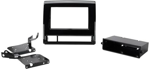 Scosche TA2111BPB Compatible with 2012-15 Toyota Tacoma ISO Double DIN & DIN+Pocket Dash Kit; Black Pearl in Saudi Arabia