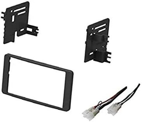 ASC Audio Car Stereo Dash Install Kit and Wire Harness for Installing an Aftermarket Double Din Radio for Select 2003-2006 Toyota Tundra, 2003-2007 Toyota Sequoia - No Factory Premium Amp in Saudi Arabia