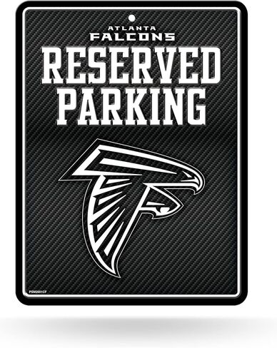 Rico Industries NFL لكرة القدم من ألياف الكربون مقاس 8.5 × 11 بوصة من ألياف الكربون المعدنية لوقوف السيارات - رائعة لكهف الرجال، وغرفة النوم، والمكتب، وديكور المنزل in Kuwait