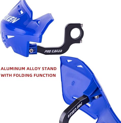 PRO CAKEN Universal 7/8" 22mm and 1 1/8" 28mm Handle Bar with Hand Guards CNC Bracket kit for Dirt Bike Motocross ATV Scooter for CRF KLX KX LTR TRX SX SXF EXC XCW Grizzly Hawk 250 Bicycles Black in Saudi Arabia
