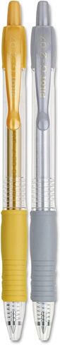 Pilot, G2 Metallics Gel Roller Pens, Fine Point 0.7 mm, Assorted Colors, Pack of 8 in Kuwait
