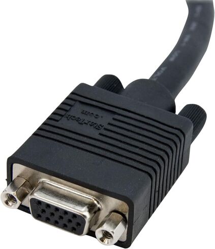 StarTech.com 15 ft. (4.6 m) VGA Extension Cable - HD15 VGA Extension - Triple-Coaxial - Male/Female - VGA Monitor Cable (MXT105HQ) in Saudi Arabia