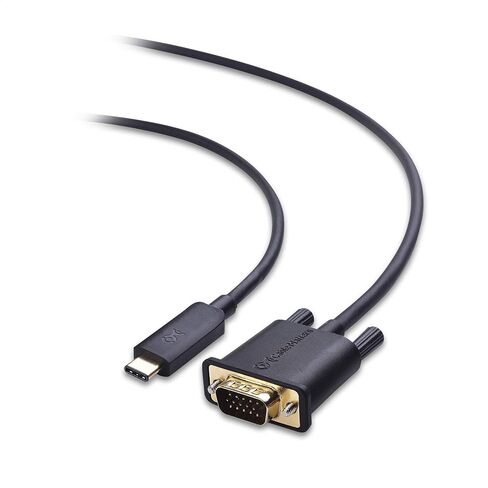 كابل يهم كابل USB C إلى VGA (كابل USB-C إلى VGA) بطول 6 أقدام - منفذ Thunderbolt 4 / USB4 / Thunderbolt 3 متوافق مع MacBook Pro وDell XPS 13 و15 وHP Spectre x360 وSurface Pro وYoga 910 والمزيد in Saudi Arabia