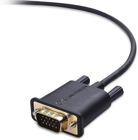 كابل يهم كابل USB C إلى VGA (كابل USB-C إلى VGA) بطول 6 أقدام - منفذ Thunderbolt 4 / USB4 / Thunderbolt 3 متوافق مع MacBook Pro وDell XPS 13 و15 وHP Spectre x360 وSurface Pro وYoga 910 والمزيد in Saudi Arabia