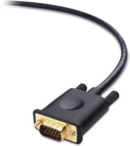 كابل يهم كابل USB C إلى VGA (كابل USB-C إلى VGA) بطول 6 أقدام - منفذ Thunderbolt 4 / USB4 / Thunderbolt 3 متوافق مع MacBook Pro وDell XPS 13 و15 وHP Spectre x360 وSurface Pro وYoga 910 والمزيد in Saudi Arabia