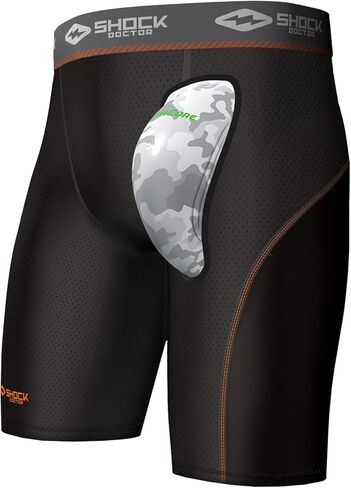 Compression Short with AirCore Hard Cup Black L in Saudi Arabia